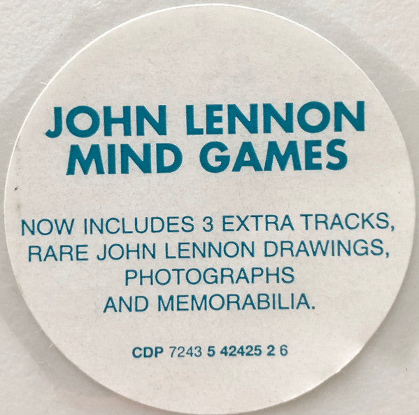 John Lennon : Mind Games (CD, Album, RE, RM, Rem)