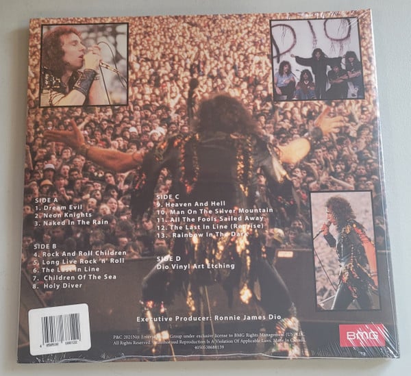 Dio (2) : Donington '87 (LP + LP, S/Sided, Etch, RM)