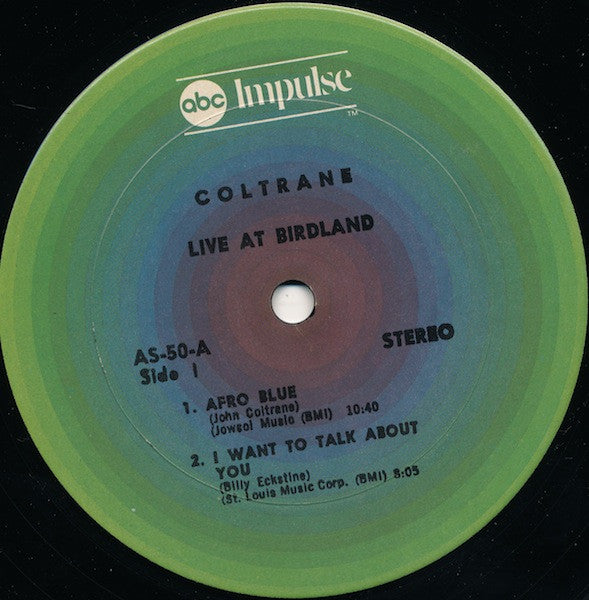 Coltrane* : Live At Birdland (LP, Album, RE, Ter)