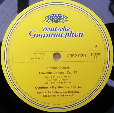 Antonín Dvořák, Symphonie-Orchester Des Bayerischen Rundfunks · Rafael Kubelik : Complete Slavonic Dances (LP,Stereo)