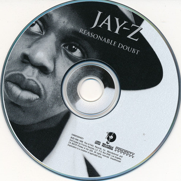 Jay-Z : Reasonable Doubt (CD, Album, RE)