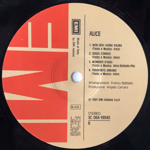Alice (4) : Alice (LP,Album,Stereo)