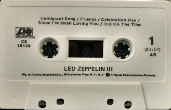 Led Zeppelin : Led Zeppelin III (Cass, Album, RE, AR)