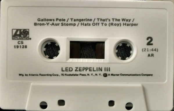 Led Zeppelin : Led Zeppelin III (Cass, Album, RE, AR)