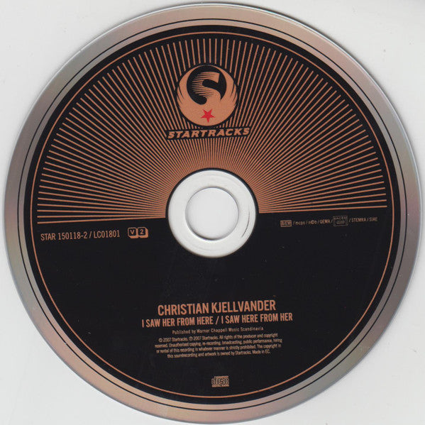 Christian Kjellvander : I Saw Her From Here / I Saw Here From Her (CD, Album, Promo, Car)
