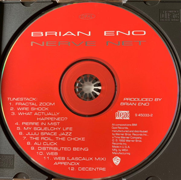 Brian Eno : Nerve Net (CD, Album, WEA)