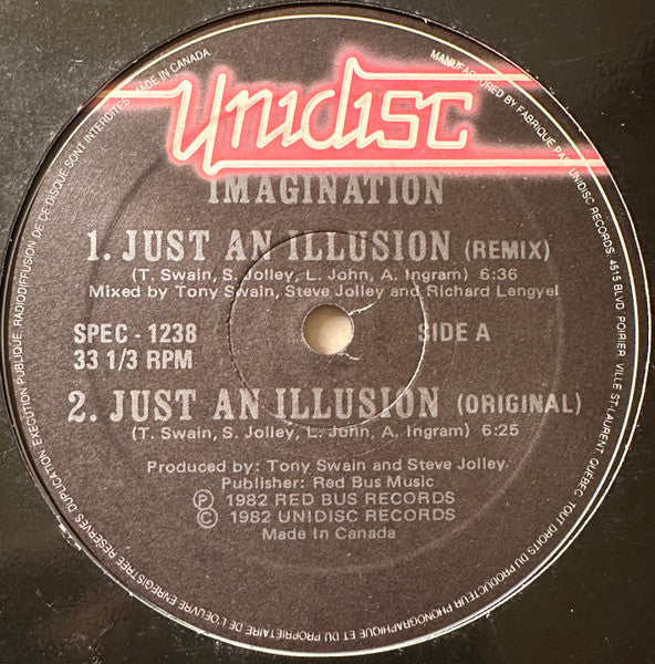 Imagination : Just An Illusion / Changes / New Dimension (12", Bla)