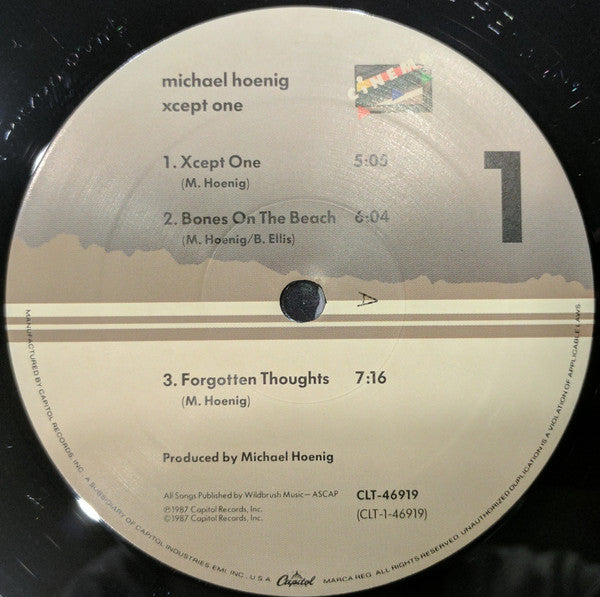Michael Hoenig : Xcept One (LP, Album)