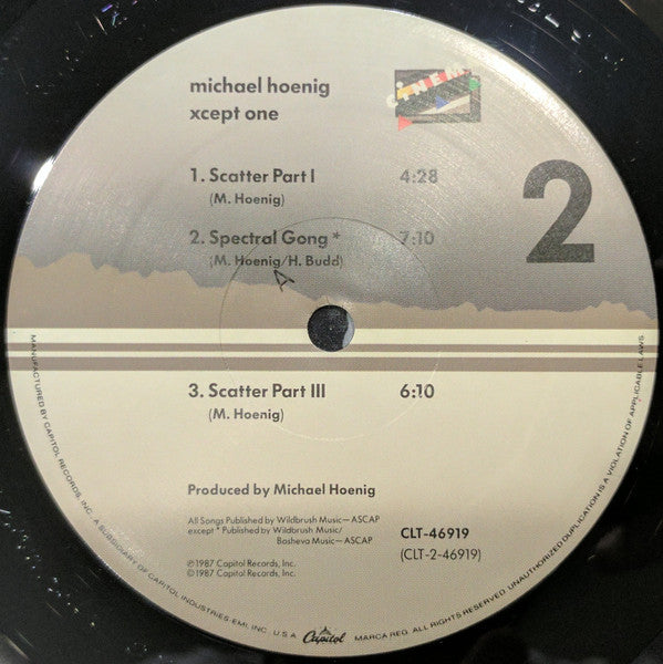 Michael Hoenig : Xcept One (LP, Album)