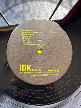 IDK* : Is He Real? (LP, Album)