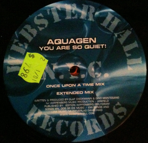 Aquagen : You Are So Quiet! (12")