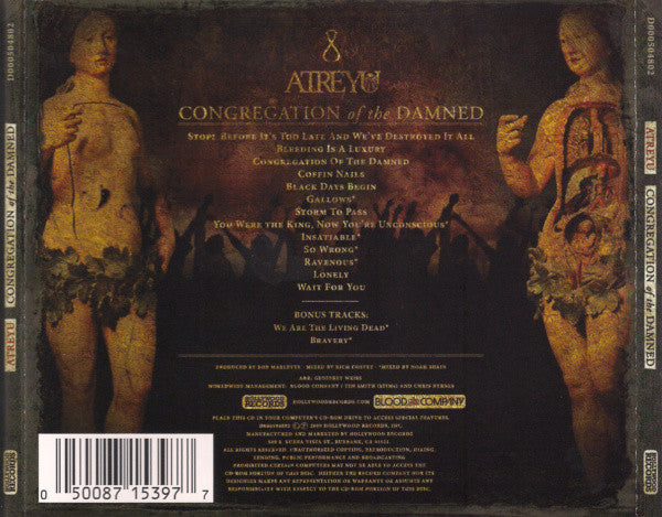 Atreyu : Congregation Of The Damned (CD, Album, Enh, S/Edition)