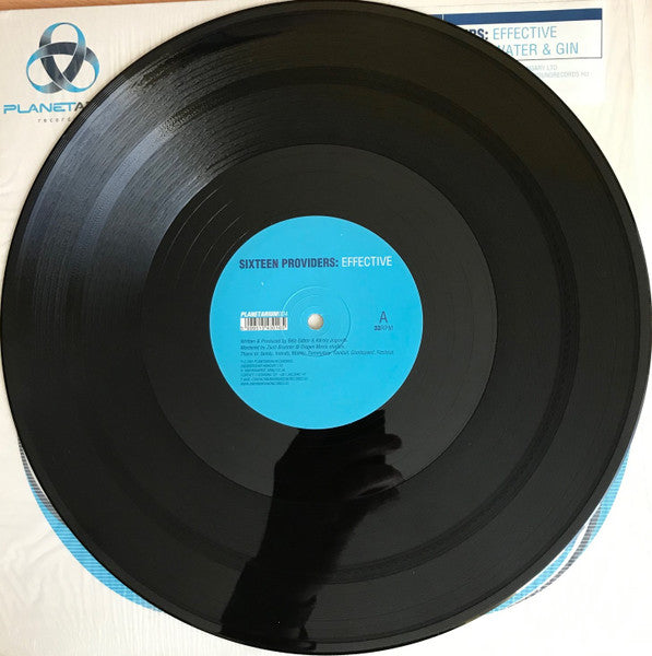Sixteen Providers : Effective / Water & Gin (12",33 ⅓ RPM)