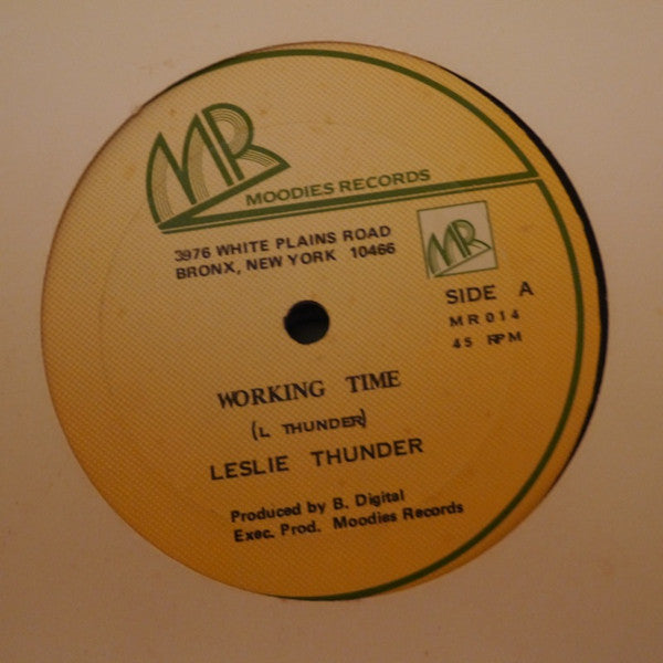 Leslie Thunder : Working Time (12")
