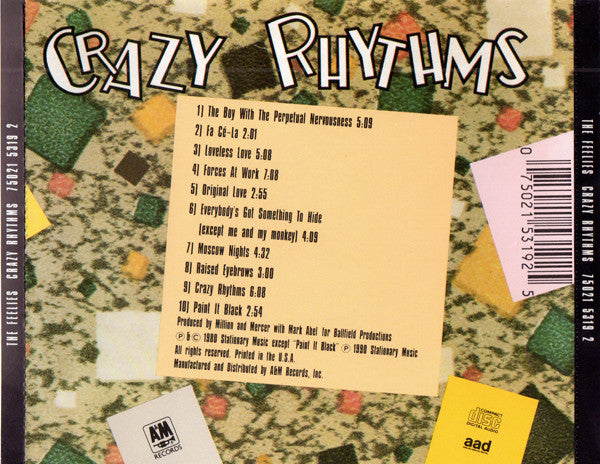 The Feelies : Crazy Rhythms (CD, Album, RE, RP)