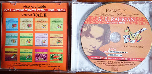 A.R. Rahman : Volume One (CD)