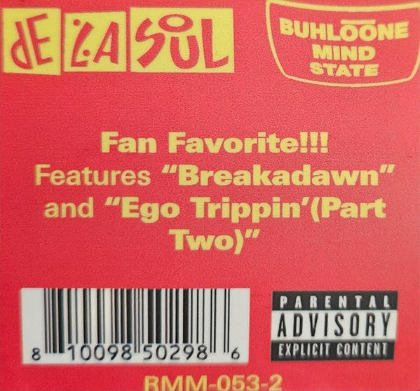 De La Soul : Buhloone Mindstate (Album,Reissue)