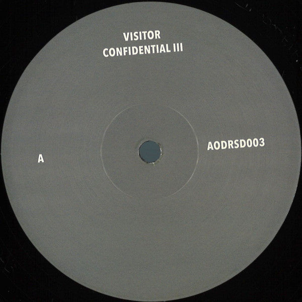Visitor (22) : Confidential III (12", EP, RSD)