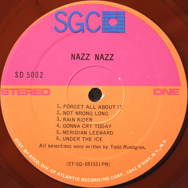 Nazz : Nazz Nazz (LP, Album, PR )