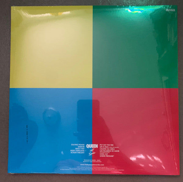 Queen : Hot Space (LP, Album, RE, RM, Yel)