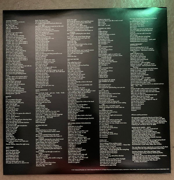 Queen : Hot Space (LP, Album, RE, RM, Yel)