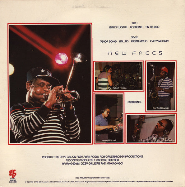 Dizzy Gillespie : New Faces (LP, Album)