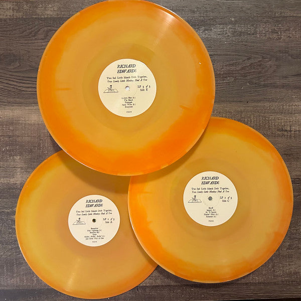 Richard Edwards (4) : Two Sad Little Islands Drift Together, Two Lonely Little Monkeys Find A Tree - Rare and Unreleased 2015-2022 (LP, Bet)