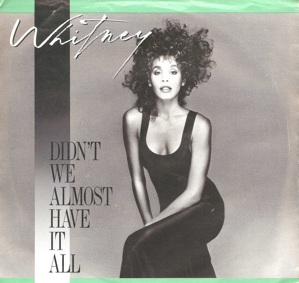 Whitney Houston : Didn't We Almost Have It All (7", Single)