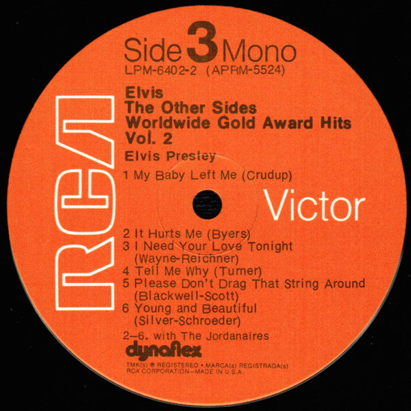 Elvis Presley : The Other Sides - Worldwide Gold Award Hits - Vol. 2 (4xLP, Comp, Mono, Dyn + Box)