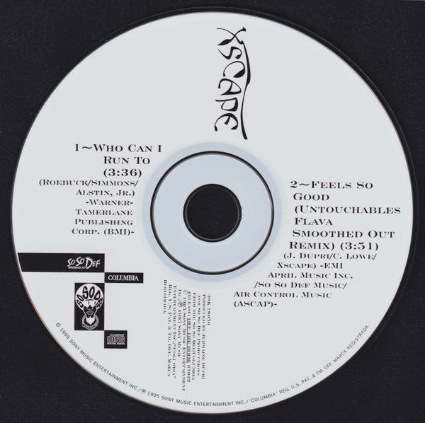 Xscape : Who Can I Run To? (CD, Single)