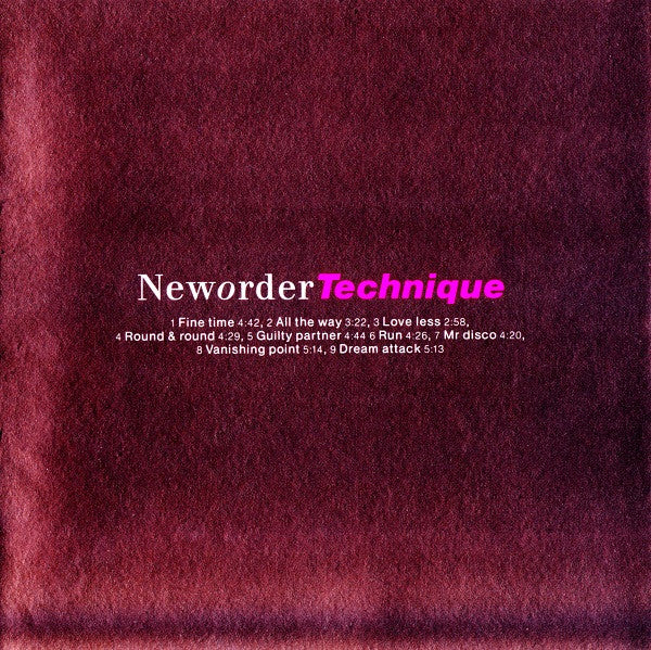 Neworder* : Technique (CD, Album, PDO)