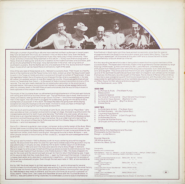 The Louisiana Aces : The Louisiana Aces (LP, Album)