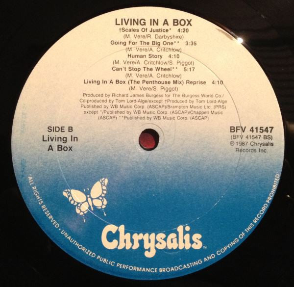 Living In A Box : Living In A Box (LP, Album)