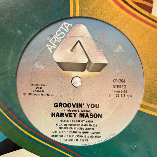 Harvey Mason : Groovin' You (12", Ter)