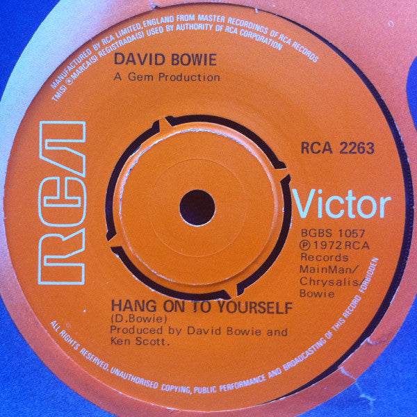 David Bowie : John, I'm Only Dancing (7", Single, Pus)