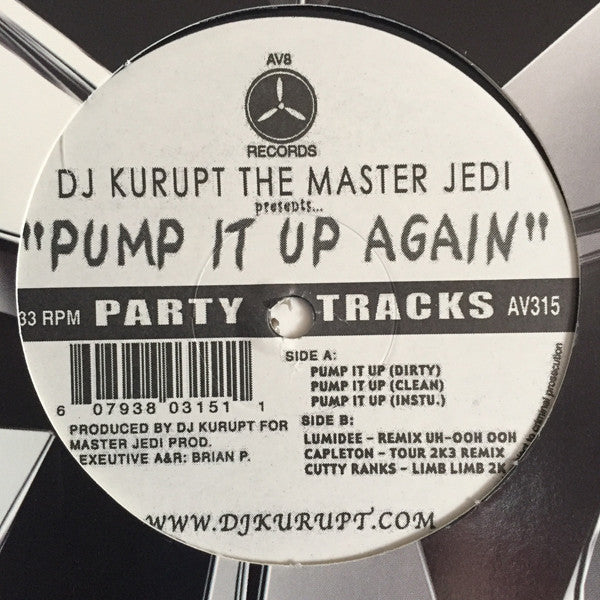 DJ Kurupt : Pump It Up Again (12")