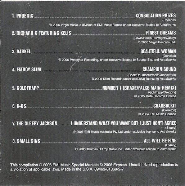 Various : Club Express Playlist: The 8 (CD, Comp)