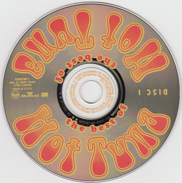 Hot Tuna : The Best Of Hot Tuna (2xCD, Comp, Club)