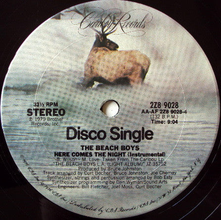 The Beach Boys : Here Comes The Night (12", Single)