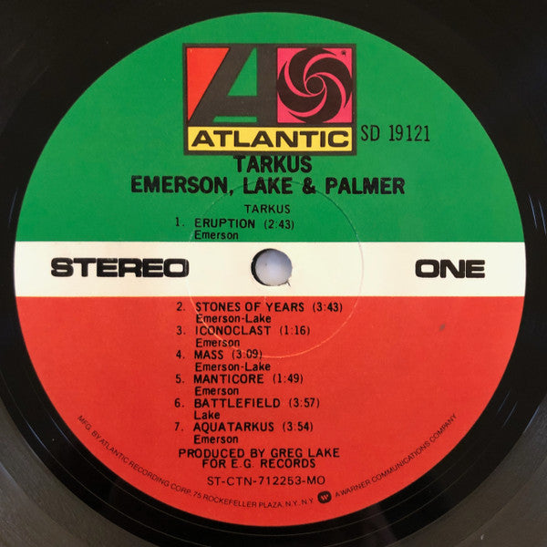 Emerson, Lake & Palmer : Tarkus (LP, Album, RE, MO )