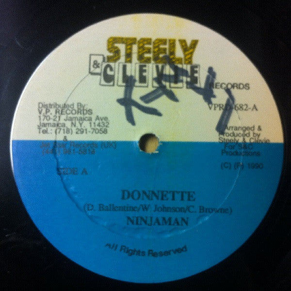 Ninjaman / Carlton Livingston : Donnette / Tonight (12")