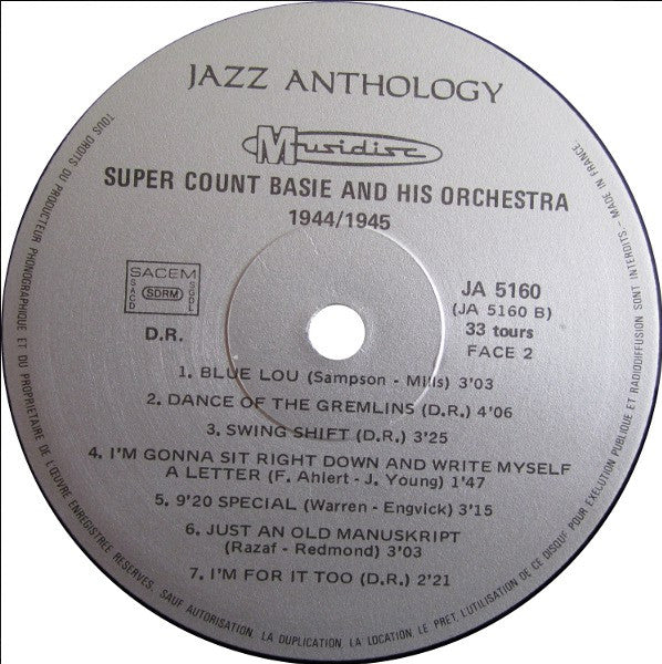 Count Basie Orchestra : 1944 / 1945 (LP)