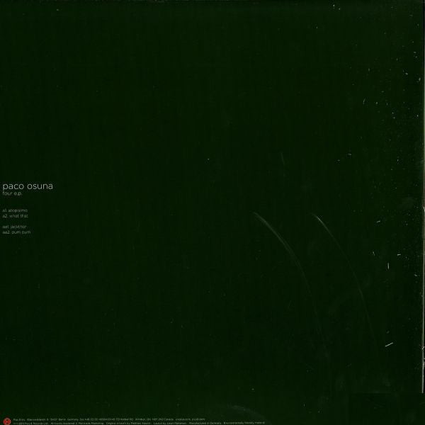 Paco Osuna : Four E.P. (12")