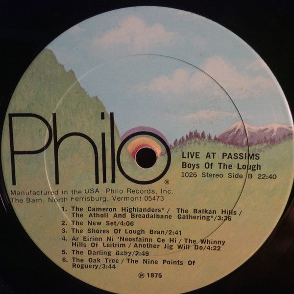 The Boys Of The Lough : Live At Passims (LP, Album)