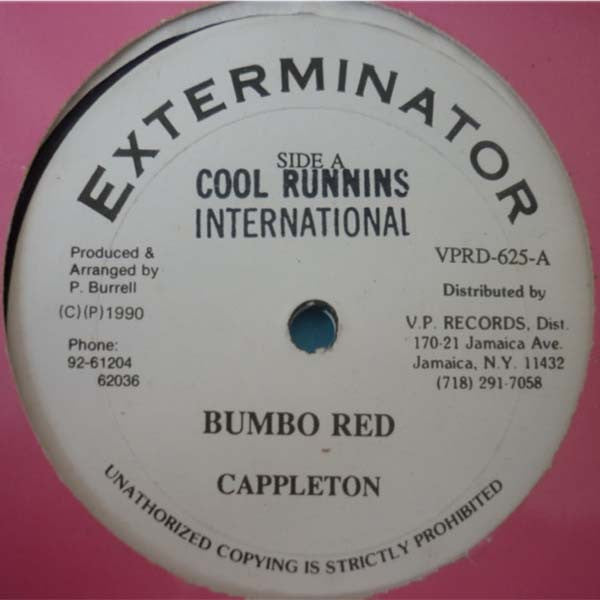 Cappleton* / Pliers : Bumbo Red / Lollipop (12")