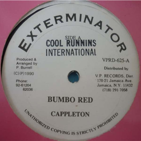 Cappleton* / Pliers : Bumbo Red / Lollipop (12")