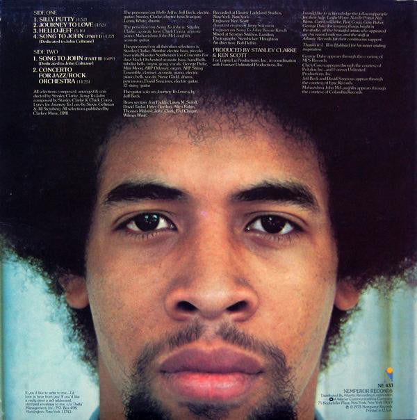 Stanley Clarke : Journey To Love (LP, Album, MO )