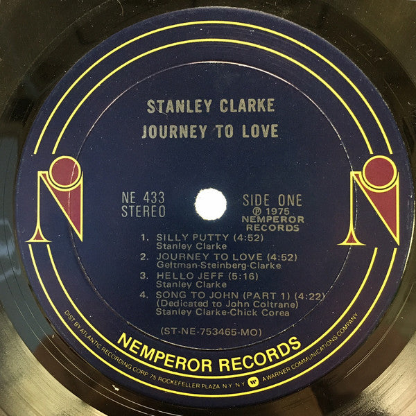 Stanley Clarke : Journey To Love (LP, Album, MO )