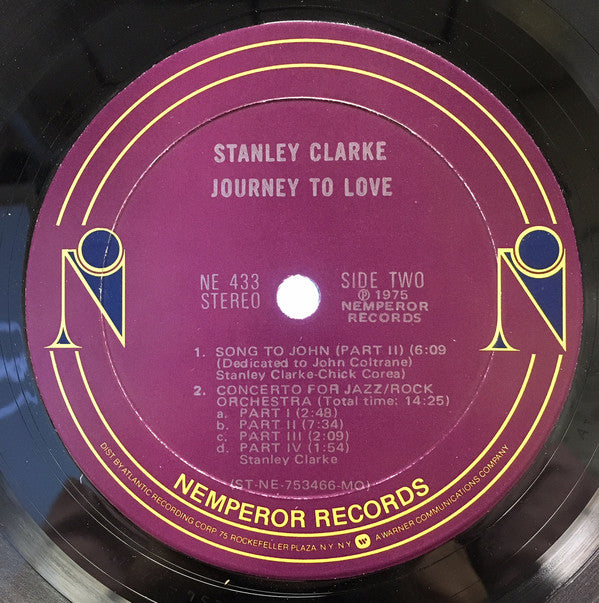 Stanley Clarke : Journey To Love (LP, Album, MO )