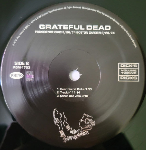 Grateful Dead, The : Dick's Picks Volume Twelve: Providence Civic - June 26, 1974; Boston Garden - June 28, 1974 (LP)